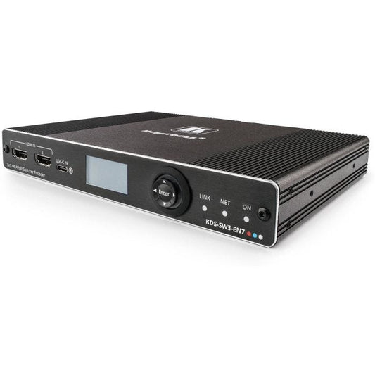 Kramer Electronics KDS-SW3-EN7 Émetteur et récepteur AV Noir