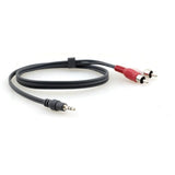Kramer Electronics C-A35M/2RAM-10 câble audio 3 m 3,5mm 2 x RCA Noir