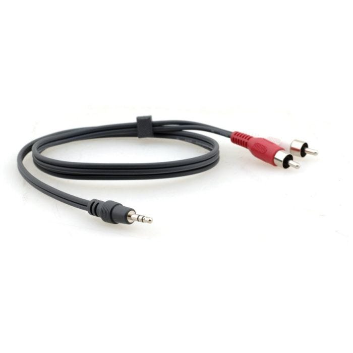 3.5mm Stereo Audio to two RCA (Male - Male) Cable (15,24m)