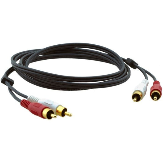 Kramer Electronics C-2RAM/2RAM-10 câble audio 3 m 2 x RCA Noir