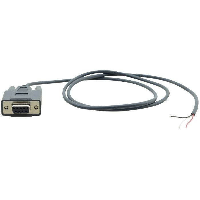 RS-232, D9(F) to bare wires cable-15,24m