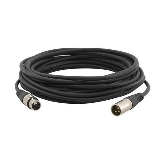 Kramer Electronics C-XLQM/XLQF-15 câble audio 4,6 m XLR (3-pin) Noir