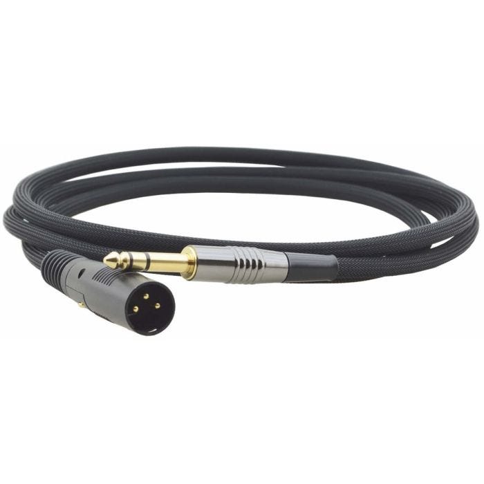 Kramer Electronics C-A63M/XLM câble audio 3 m XLR (3-pin) 6,35 mm Noir