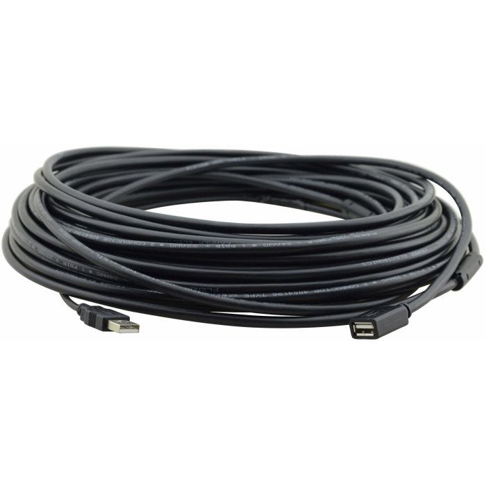 Kramer Electronics CA-UAM/UAF-65 câble USB 19,5 m USB 2.0 USB A Noir