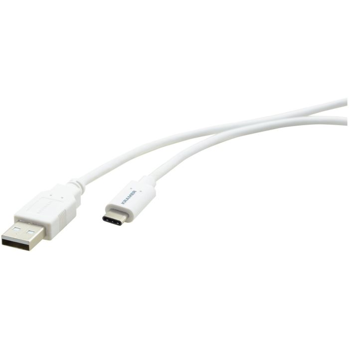 Kramer Electronics C-USB/CA-6 câble USB 1,8 m USB 2.0 USB C USB A Blanc