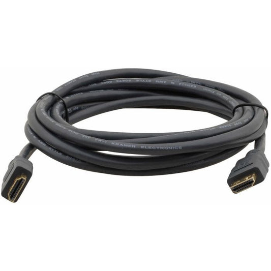 Kramer Electronics C−MHM/MHM câble HDMI 1,8 m HDMI Type A (Standard) Noir