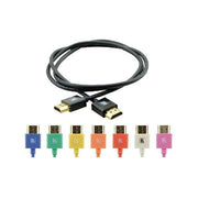 Kramer Slim High Speed HDMI Cable with Ethernet-Blue
