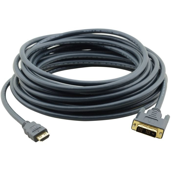 HDMI to DVI (Male - Male) Cable (7,62m)