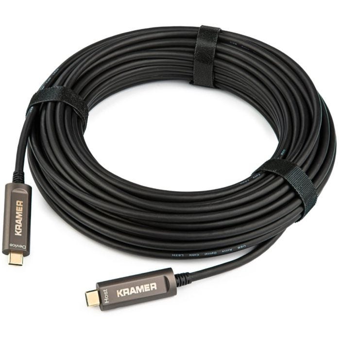 USB 3.1 C(M) to C(M) GEN-2, Optic Cable-10,668m