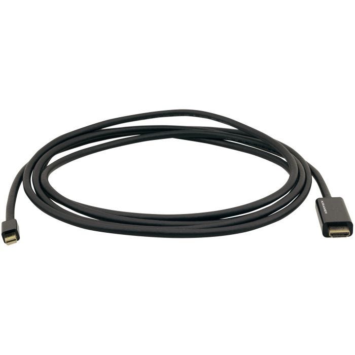 Kramer Electronics C-MDP/HM/UHD-3 0,9 m Mini DisplayPort HDMI Type A (Standard) Noir