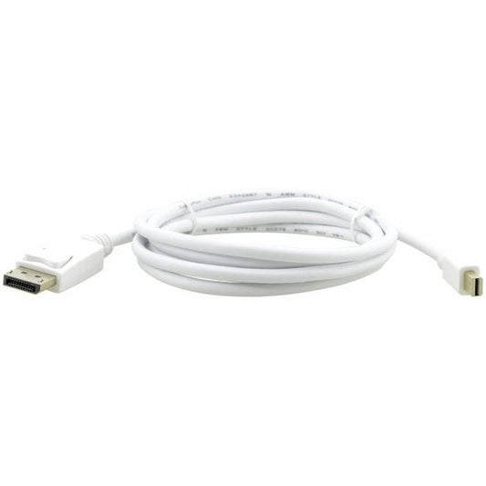 Kramer Electronics C-MDP/DPM-3 câble vidéo et adaptateur 0,9 m Mini DisplayPort DisplayPort Blanc