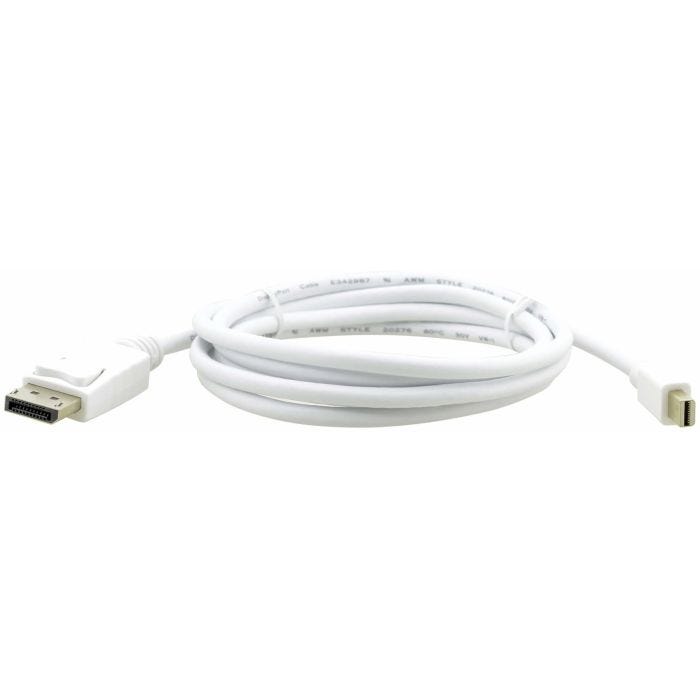Kramer Electronics C-MDP/DPM-6 câble vidéo et adaptateur 1,8 m Mini DisplayPort DisplayPort Blanc