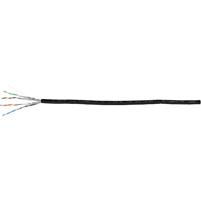 Kramer Electronics BC-UNIKAT/LSHF/BK-305M câble de réseau Noir Cat6a U/FTP (STP)