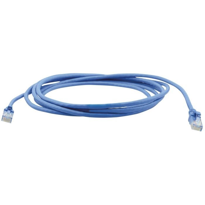 Slim Patch Cord CAT6A S/FTP 4PX26AWG 500MHz LSHF ,Blue, 65.1,524m/20.0m