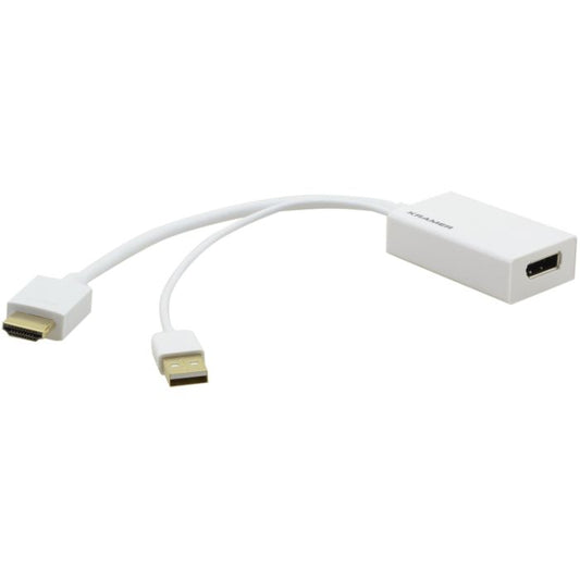 Kramer Electronics ADC-HM/DPF câble vidéo et adaptateur 0,3 m HDMI Type A (Standard) DisplayPort Blanc