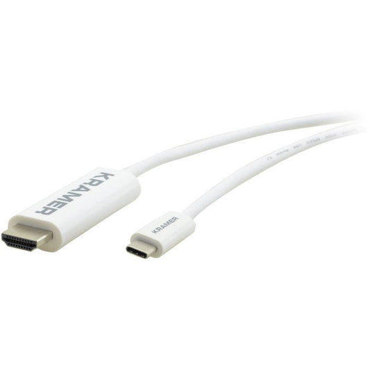 Kramer Electronics C-USBC/HM-6 1,8 m USB Type-C HDMI Type A (Standard) Blanc