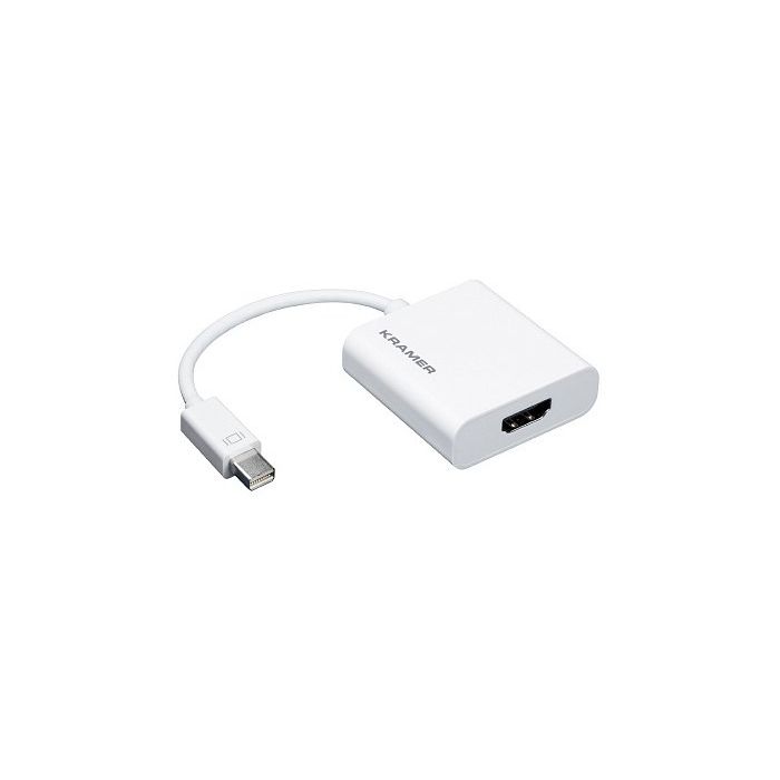 Kramer Electronics ADC-MDP/HF/UHD Mini DisplayPort HDMI Type A (Standard) Blanc