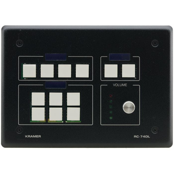 Kramer 12-BUTTON Master Room Controller with Digital Volume Knob