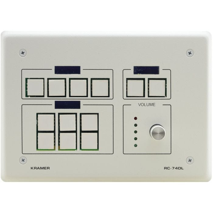 Kramer 12-BUTTON Master Room Controller with Digital Volume Knob