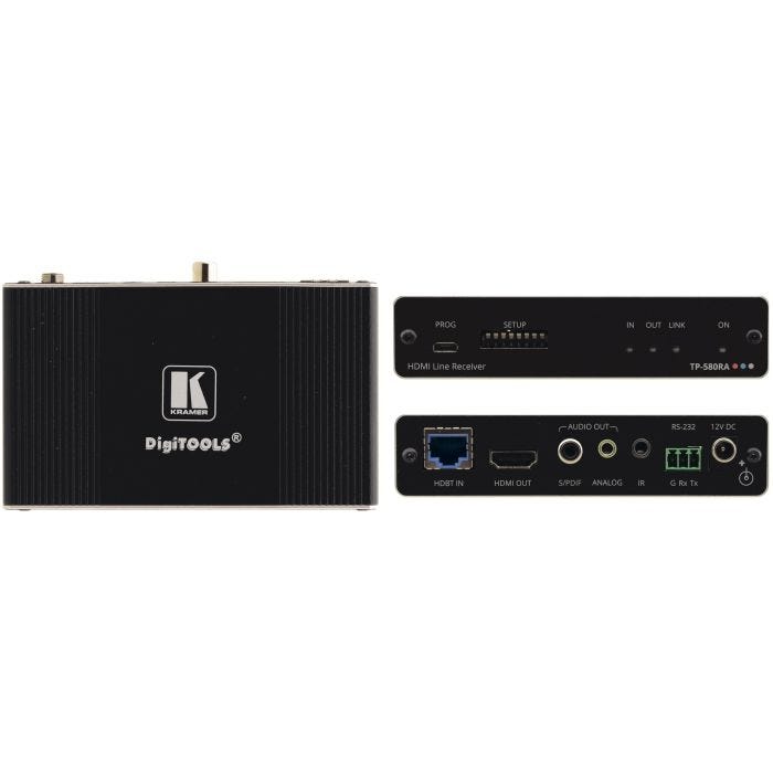Kramer Electronics TP-580RA extension audio/video Récepteur AV Noir