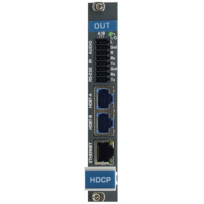 Kramer 2-Output 4K HDMI + Analog Audio over HDBaseT Card (F-16)