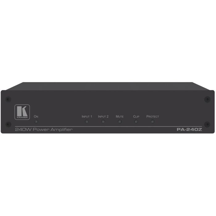 Kramer 1x240W @ 70V/100V And  2x120W @ 8Ohm Controllable Power Amplif