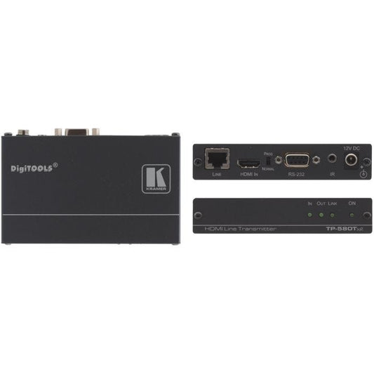 Kramer Electronics TP-580TXR extension audio/video Émetteur AV Noir