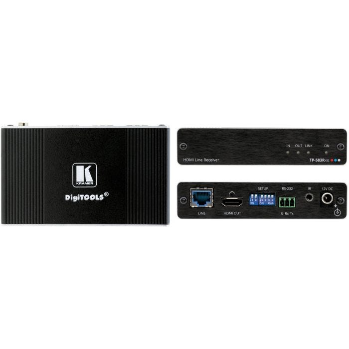 Kramer Electronics TP-583RXR Récepteur AV Noir