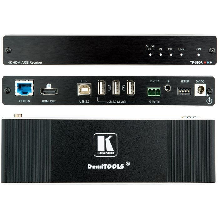 Kramer Electronics TP-590R Récepteur AV Noir