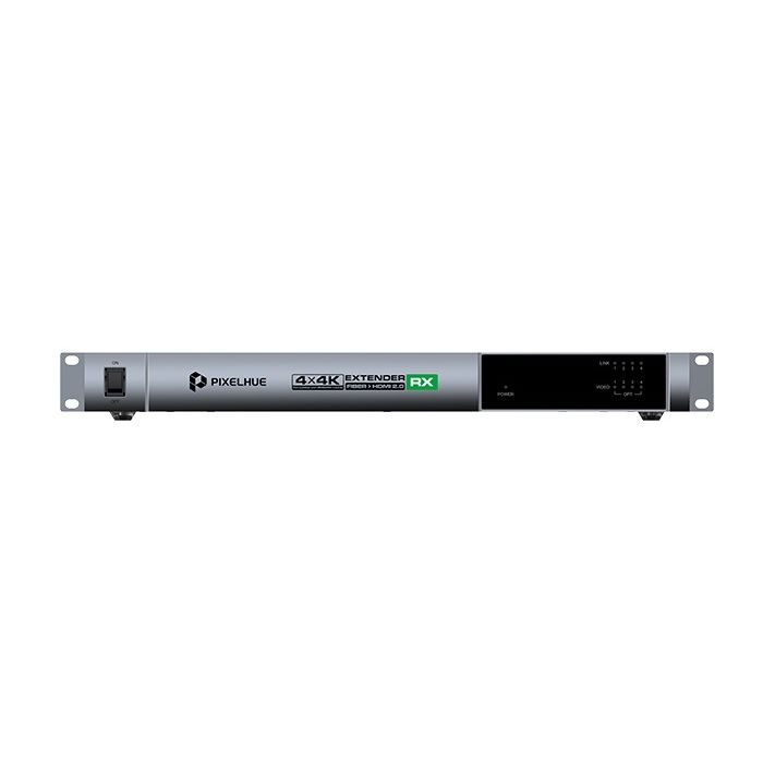 Pixel Hue multi-channel 4K fiber receiver for long-distance 300M, Neutrik OpticalCON interface