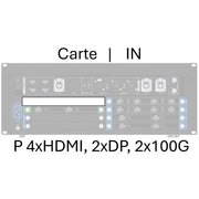 Pixel Hue Input card for P series-4 HDMI2.0+2 DP1.2+2 100G OPT