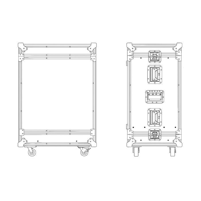 Pixel Hue Flight case for Q8