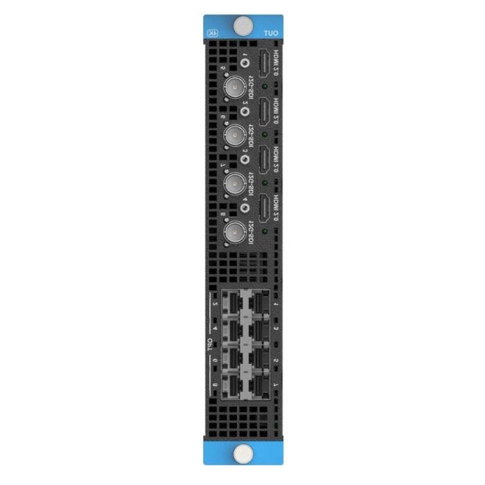 Pixel Hue Output card for the Q8-4 HDMI2.0+4 12G-SDI+8 10G OPT