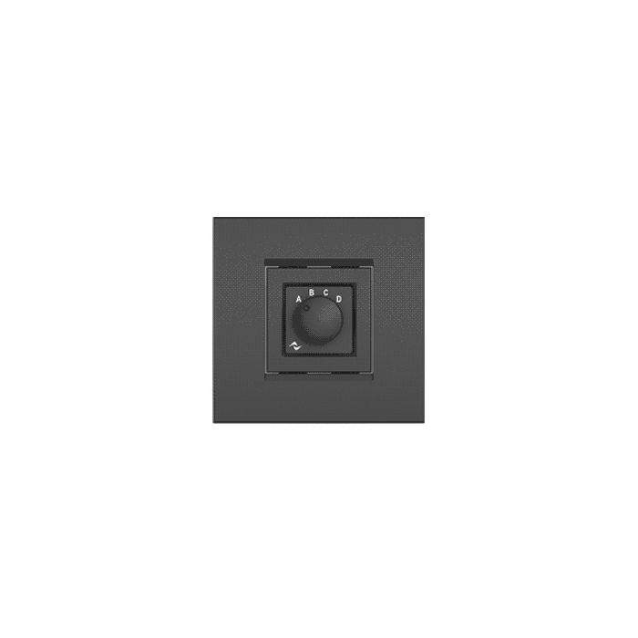 Powersoft WMP SQUARE SELECT BLACK Platine de selectoin de source, noire