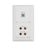 Pragma Innovations BTone dante 2-I / O -EU WH Platine Bluetooth bidirectionelle avec line IN / OUT, Dante 4x4, Format Europe