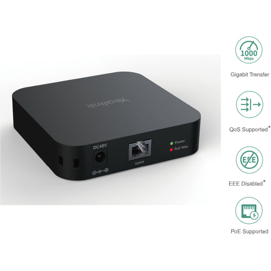 Yealink RCH40 E2 - Switch POE 4 ports 90W