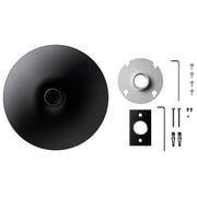 Shure 1.5in Pole Mount Kit Round Black Cover