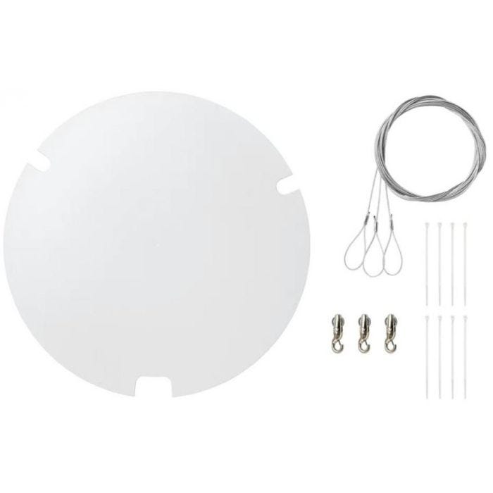 Shure A900W-R-GM Kit de montage par suspension Gripple avec cache pour MXA920W-R, blanc