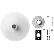 Shure 1.5in Pole Mount Kit Round White Cover