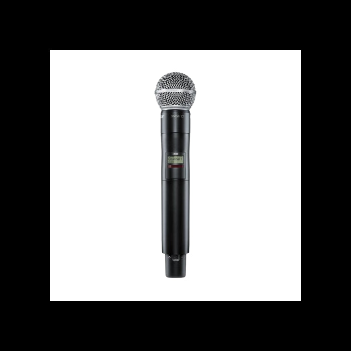 Shure AD2 / SM58=-G56 Émetteur numérique à main, capsule SM58, série Axient Digital G56 (470-636 MHz)