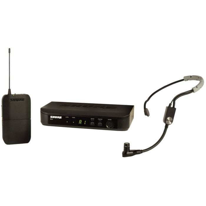 Shure BLX14E / SM35-K14 Système comprenant 1 récepteur BLX4, 1 émetteur BLX1 avec micro serre-tête SM35 (614-638 MHz)