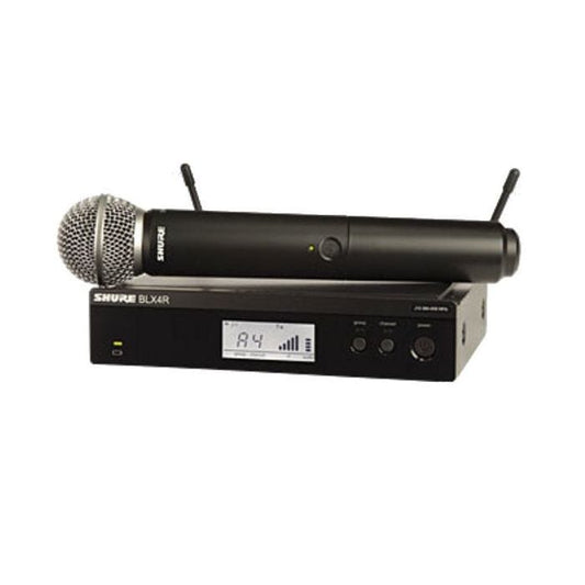 Shure BLX24RE / SM58-M17 Système comprenant 1 récepteur rackable BLX4R et 1 émetteur à main BLX2 / SM58 (662-686 MHz)