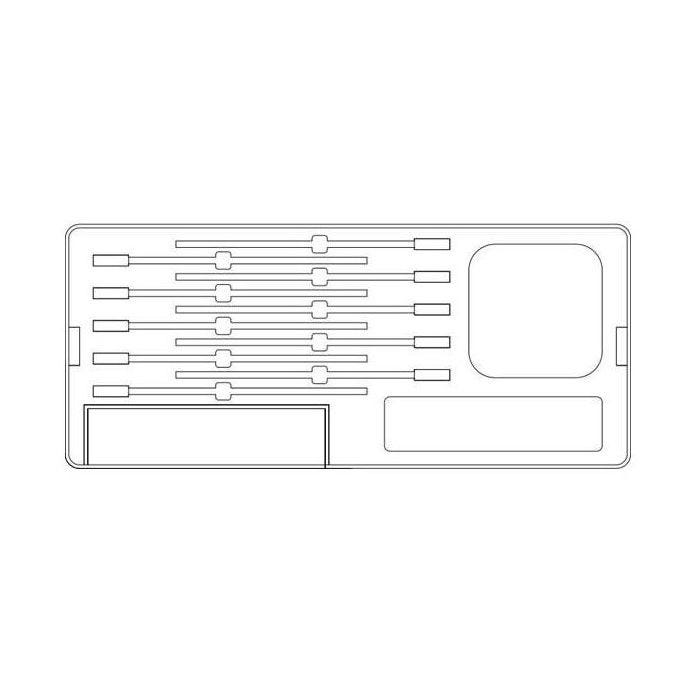 Shure FLYCASE MXCW640 Pour 10x MXCW640, 10x MXC416 / 420 / 425, 1x MXCWNCS-E, 1x MXCWAPT-W + accessoires
