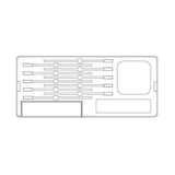 Shure FLYCASE MXCW640 Pour 10x MXCW640, 10x MXC416 / 420 / 425, 1x MXCWNCS-E, 1x MXCWAPT-W + accessoires