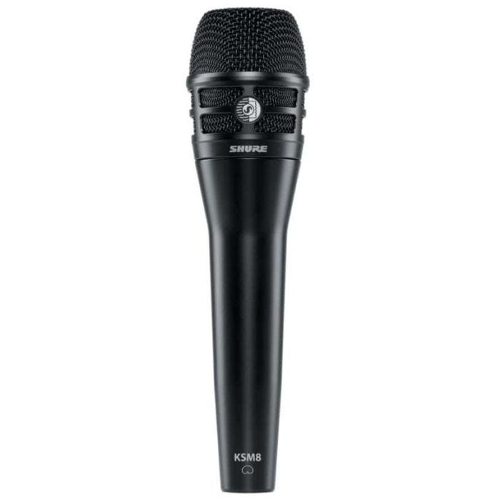 Shure KSM8 Dualdyne Cardioid Dynamic Vocal Microphone, Wired, Black