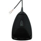 Shure MX392/C Micro à effet de surface, sortie droite, capsule cardioïde, avec switch et LED verte, noir