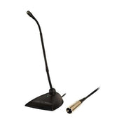 Shure Cardioid Condenser Microphone with attached desktop base programmable switch  3m Cable attached XLR Male