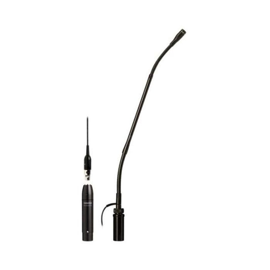 Shure MX412SE/S Micro col de cygne 12’’ (30.5cm) avec préampli détachable XLR 3 broches, capsule super-cardioïde, sans switch, DualFlex, noir