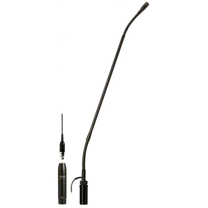 Shure MX418SE / C Micro col de cygne 18’’ (45.7cm) avec préampli détachable XLR 3 broches, capsule cardioïde, sans switch, DualFlex, noir