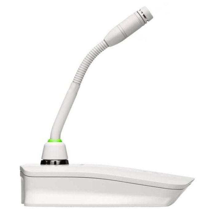 Shure MXW8W=-Z11 Émetteur/récepteur base pour micro à col de cygne modulaire (non inclus), système MXW (1880–1900 MHz), blanc
